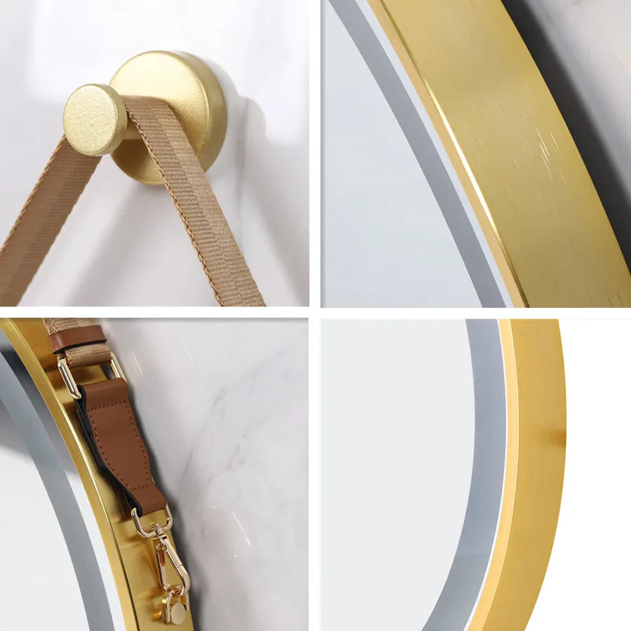miroir lumineux rond avec intensité variable et antibuée - vue 7 sur 10