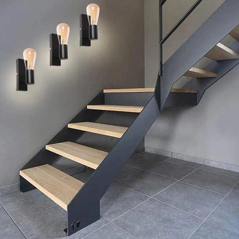 applique murale nordique rétro pour décoration intérieure moderne - vue 4 sur 7