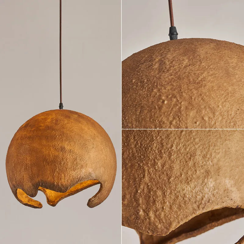 Restaurant salle à manger île LED lustre moderne café bar étude chambre lumière Wabi Sabi personnalité intérieur décor à la maison lampe suspendue - vue 5 sur 12