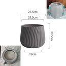 moule en silicone moderne pour pot de fleurs en béton léger et luxueux