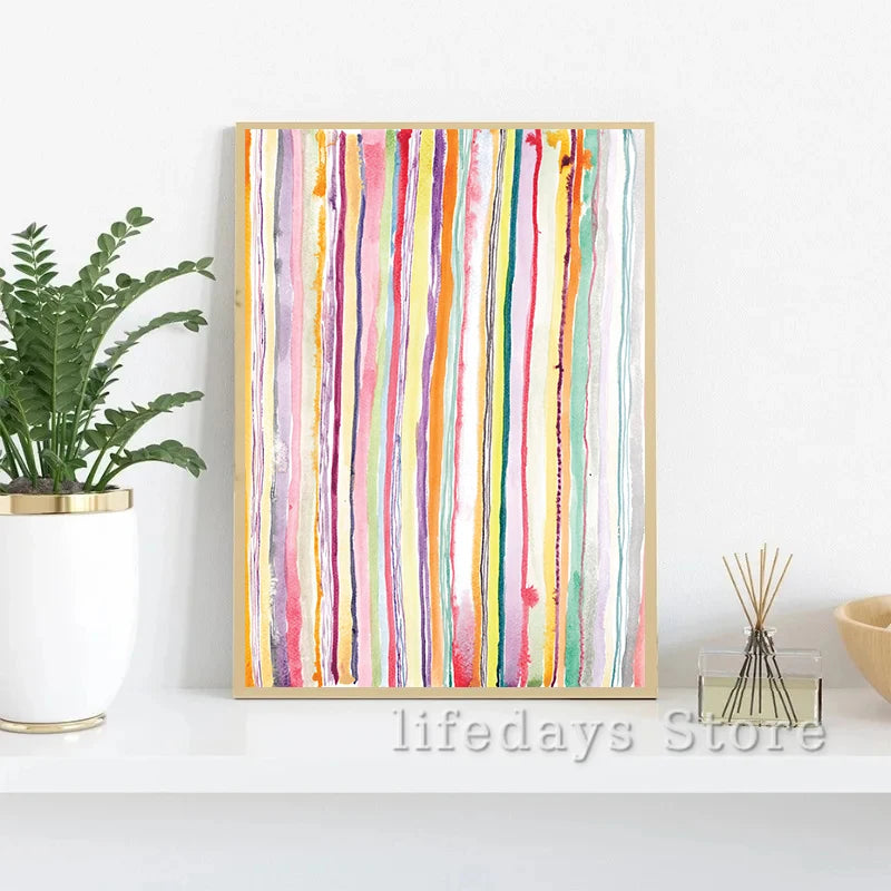 affiches géométriques abstraites modernes pour décoration murale