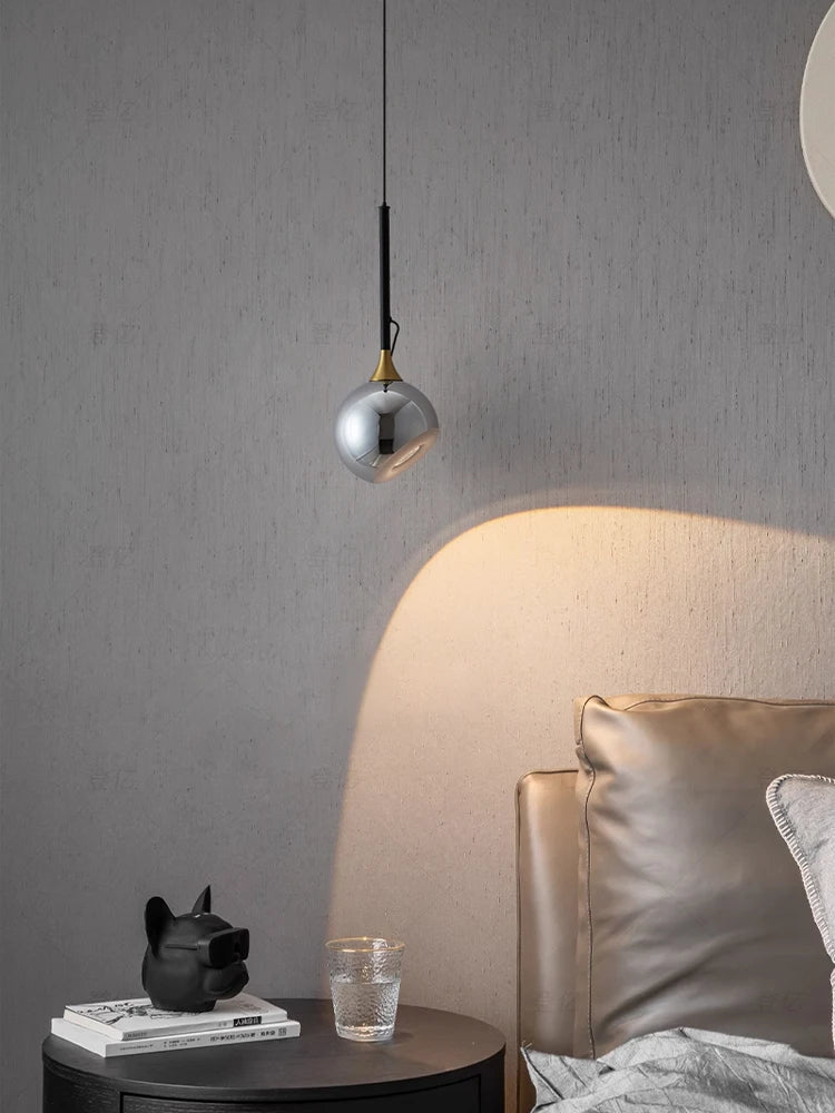 lampe de chevet moderne à aspiration magnétique réglable - vue 3 sur 9