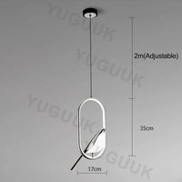 Nordique créatif pie suspension lumières lumière de luxe postmoderne personnalité suspension lampe étude chambre chevet Led lustre