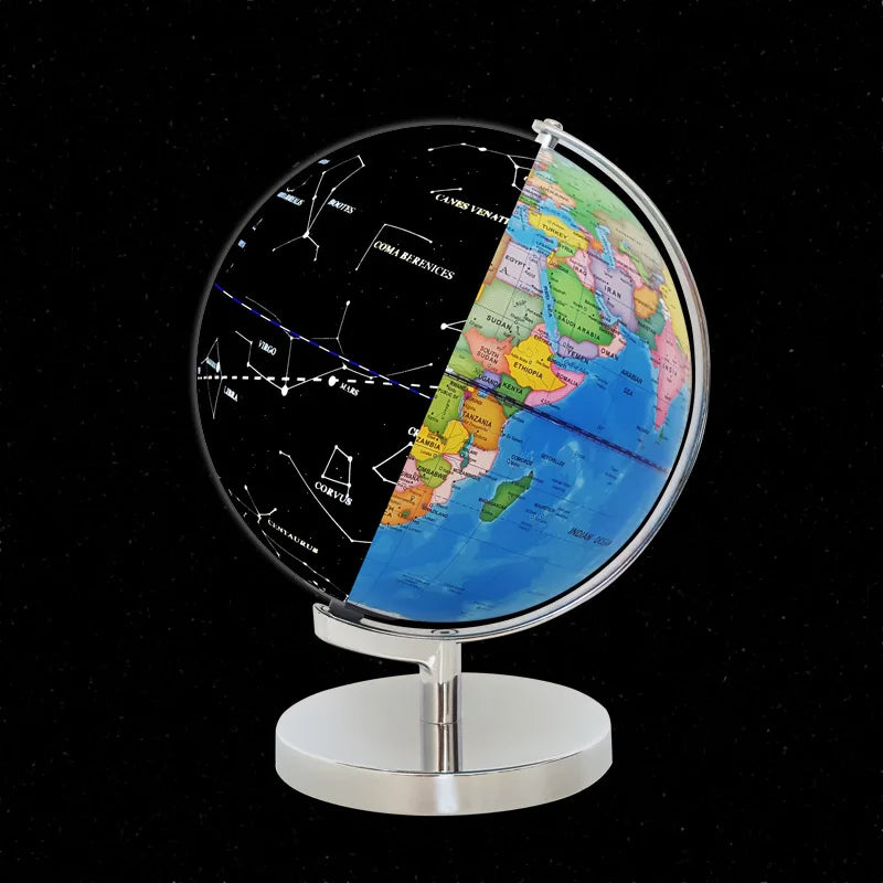 globe terrestre lumineux éducatif avec support pour géographie - vue 4 sur 6