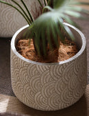 moule en silicone pour pot de fleurs nordique rond