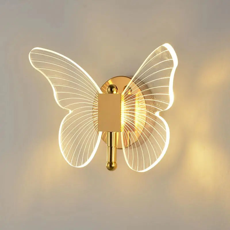 Applique muraleLED papillon acrylique