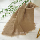 Serviette de table gaze de coton style rustique vintage