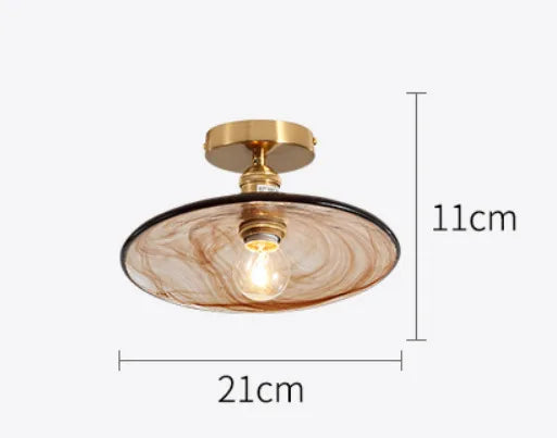 lustre en verre teinté pour un éclairage nordique élégant - vue 8 sur 10