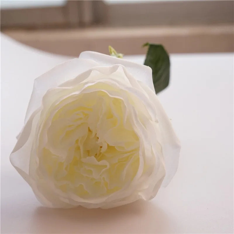 fleurs artificielles rose real touch pour décoration et cadeau - vue 10 sur 11
