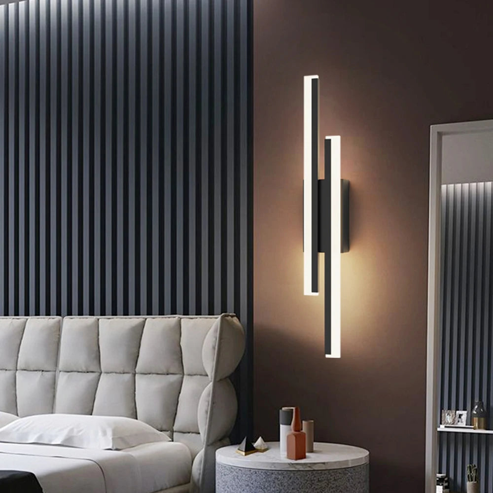 applique murale led minimaliste moderne pour intérieur - vue 5 sur 9