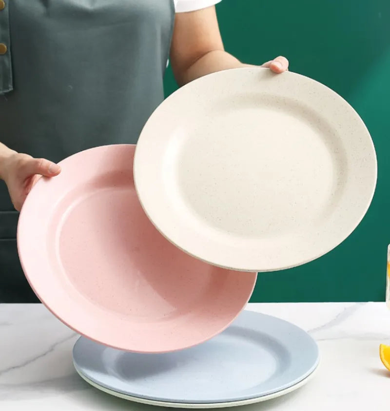 assiettes nordiques polypropylène légères ecologiques cuisine sûres - vue 3 sur 7