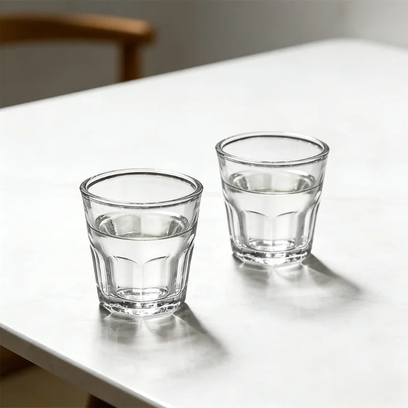 Lot de 2 petits verres cocktail transparents - vue 6 sur 7