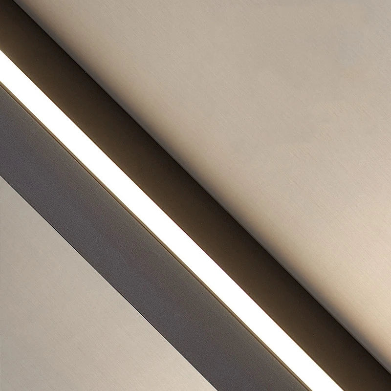 applique murale led cuboïde minimaliste en aluminium avec télécommande