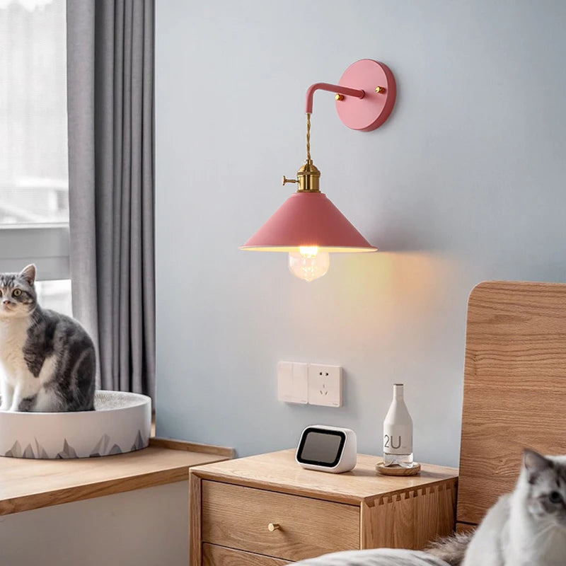 applique murale rétro iorn luminaire décoratif pour intérieur - vue 5 sur 11