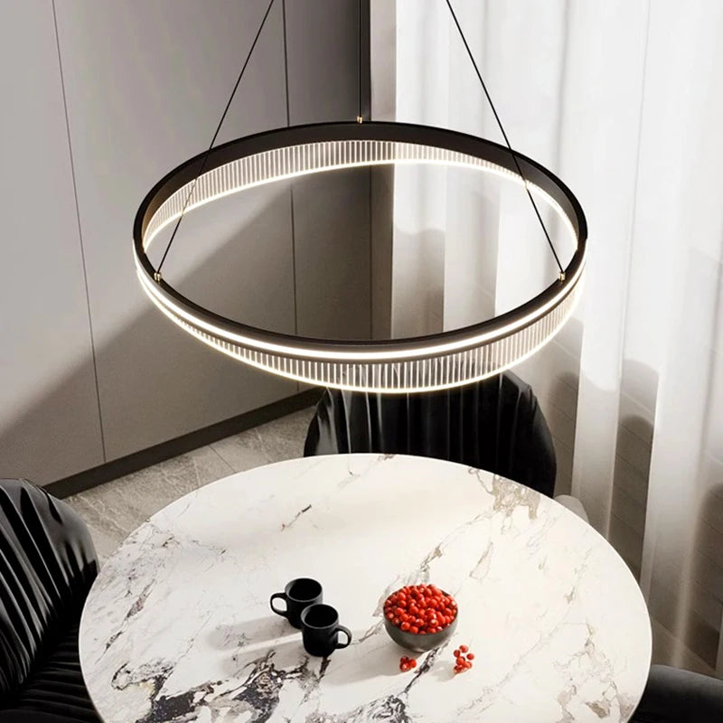 Suspension led plafonnier éclairage intérieur - vue 6 sur 7