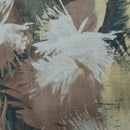 Rideau motif feuilles style naturel pour salon chambre