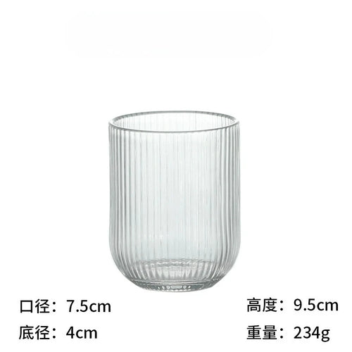 Tasses en verre créatives style moderne boissons maison