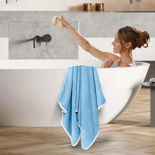 serviette de bain polaire corail séchage rapide antisable