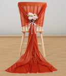 Chemin de table mousseline bohème transparent mariage décoration