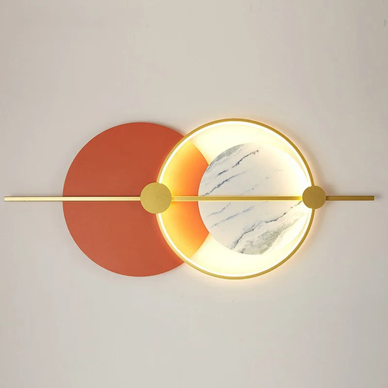 applique murale led nordique de luxe pour hôtel - vue 4 sur 9