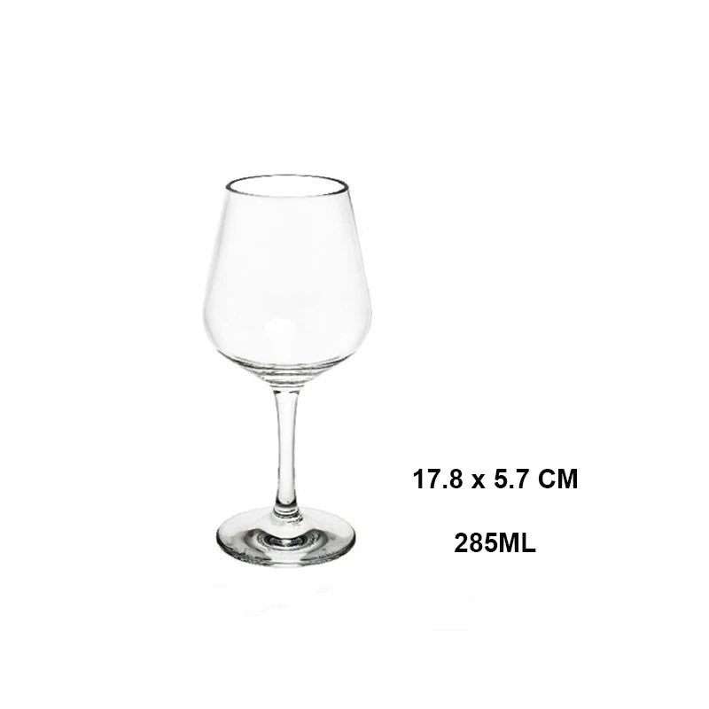 Verres a vin incassables sans pied lave vaisselle
