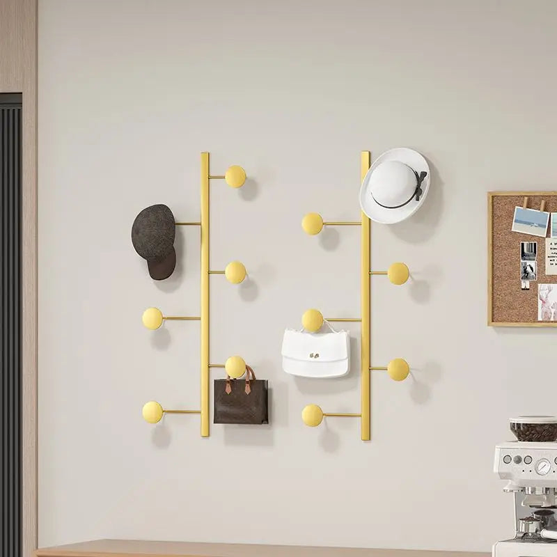 porte-vêtements nordique léger pour organisation et décoration intérieure