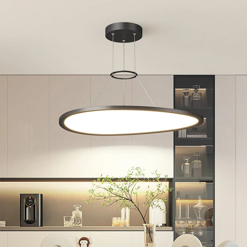 lustre moderne à led protection des yeux sans stroboscope - vue 6 sur 8