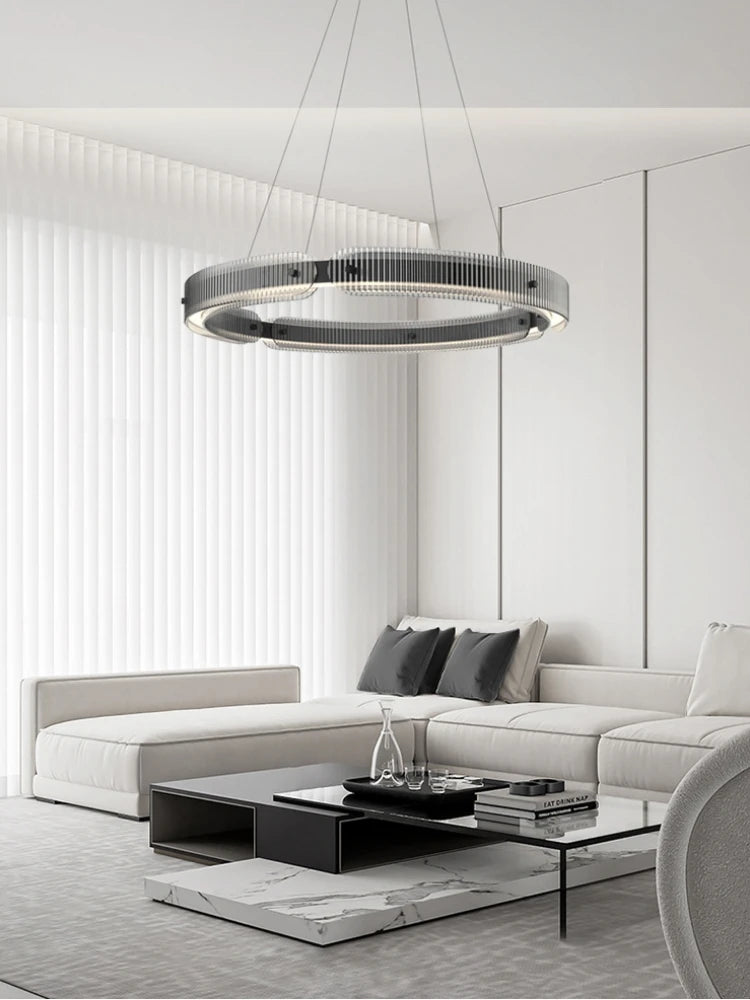 suspension moderne en acrylique pour décoration intérieure élégante - vue 3 sur 7
