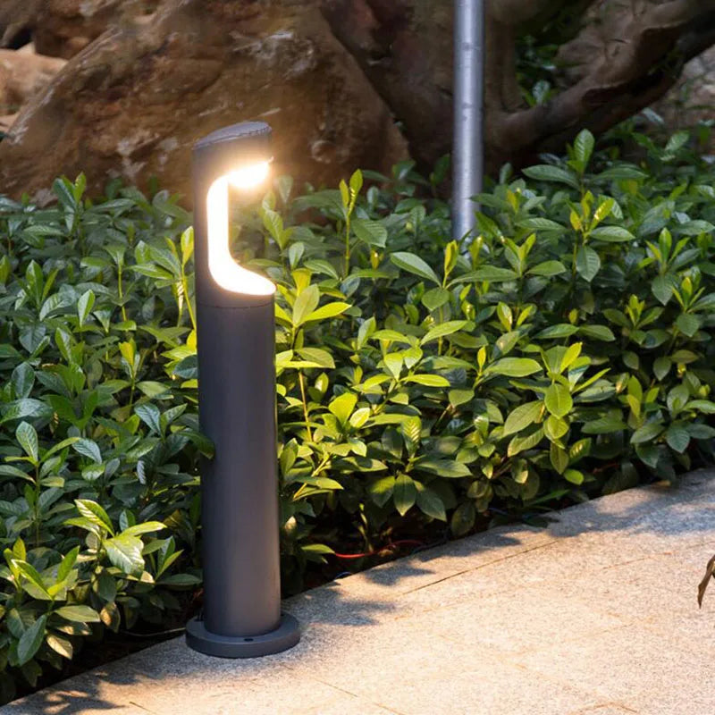 Aluminium Led extérieur pelouse lampe borne lumineuse extérieure étanche voie jardin lampe prairie paysage pelouse lumière AC110V 220V