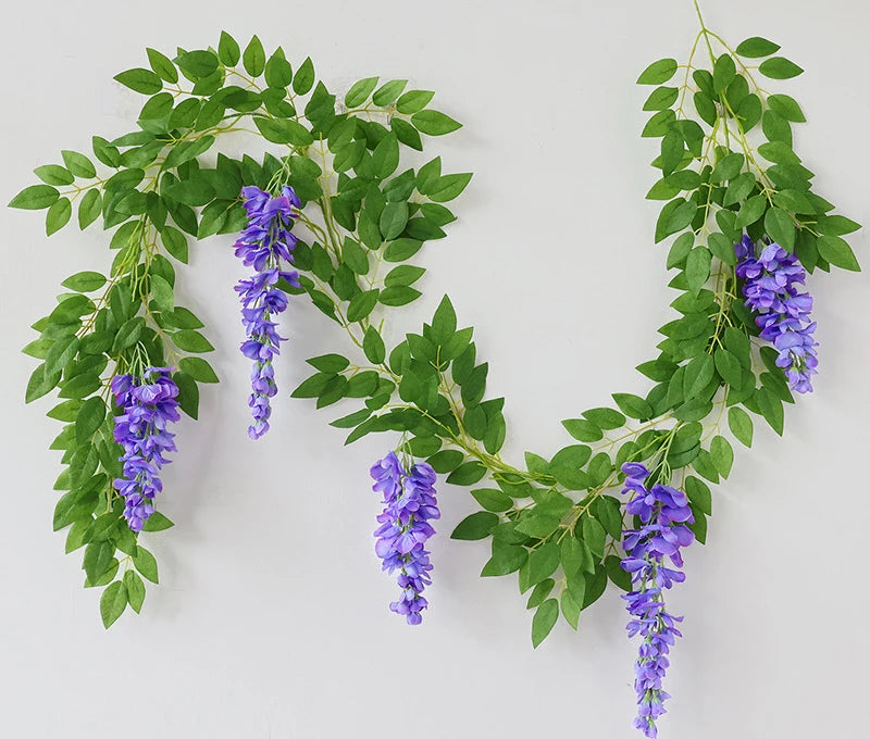 guirlande de fleurs artificielles pour décoration de mariage