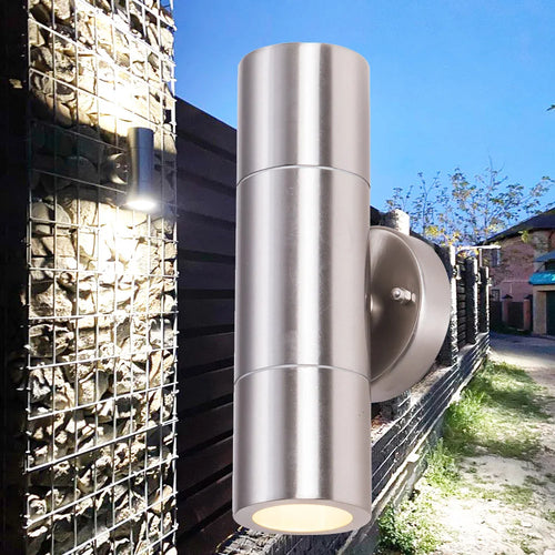 applique murale acier inox imperméable extérieur décoratif jardin porche