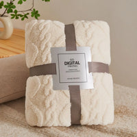 plaid polaire corail doux chaud pour canapé lit