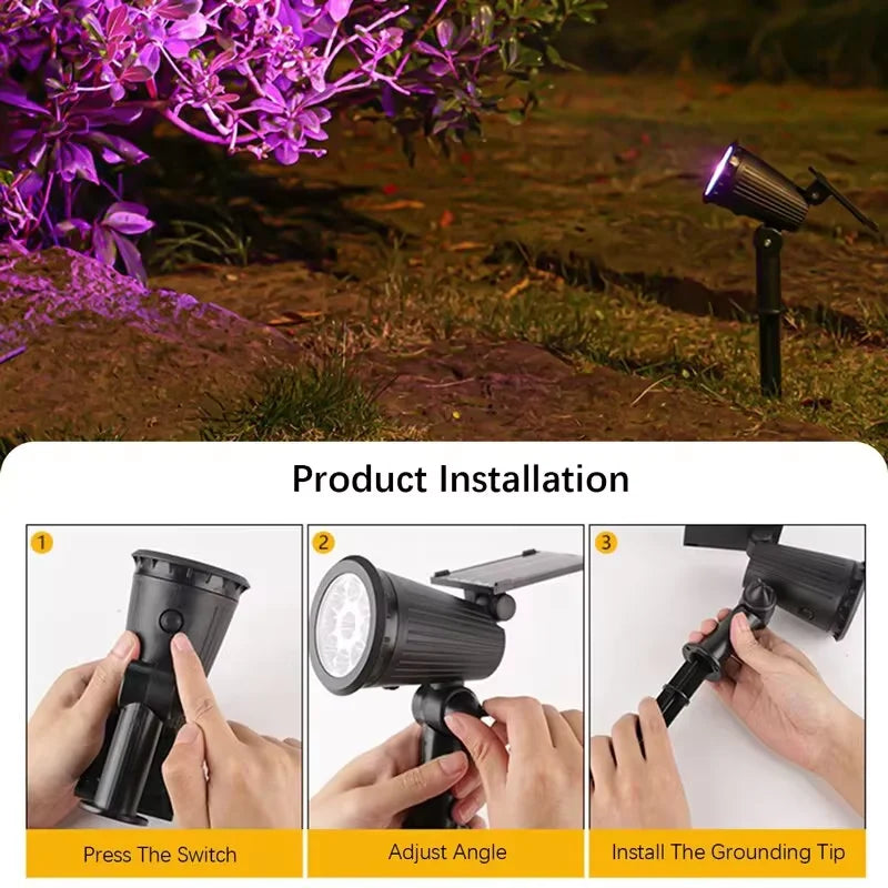 lampes solaires extérieures avec détecteur de mouvement et étanchéité