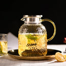 Bouilloire verre transparent résistante chaleur boissons froides poignée