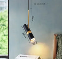 suspension nordique luxe moderne cylindrique design