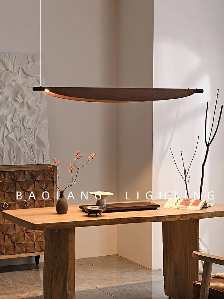 lustre wabi-sabi japonais design luxe pour restaurant et bar - vue 5 sur 9