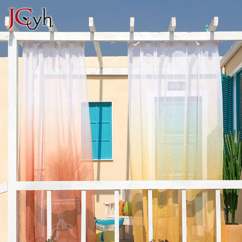 Voilage tulle degrade style moderne pour salon chambre