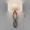 Applique murale LED en tissu créatif Art