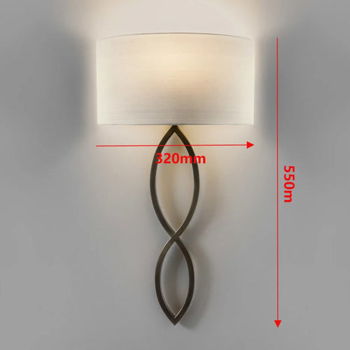 Applique murale LED en tissu créatif Art