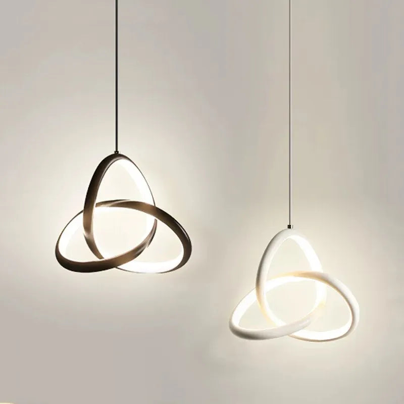Rotatif LED moderne suspension accessoires pour la maison pour Restaurant chambre porche barre lumière lampe de luxe pliable lustre - vue 3 sur 11