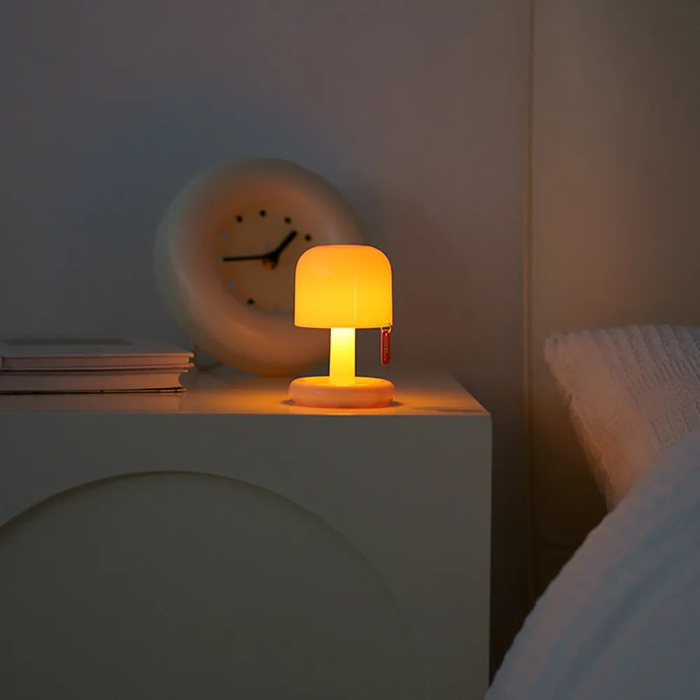 lampe led champignon veilleuse coucher soleil - vue 5 sur 6