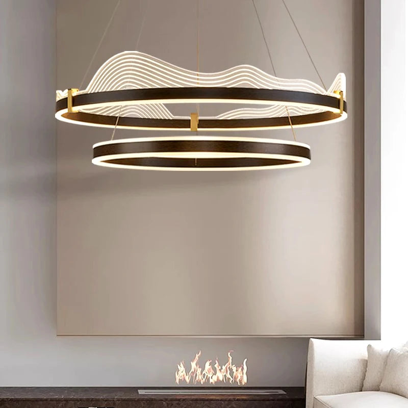 suspension moderne pour éclairage intérieur design élégant - vue 5 sur 17