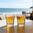 Lot de 2 petits verres cocktail transparents