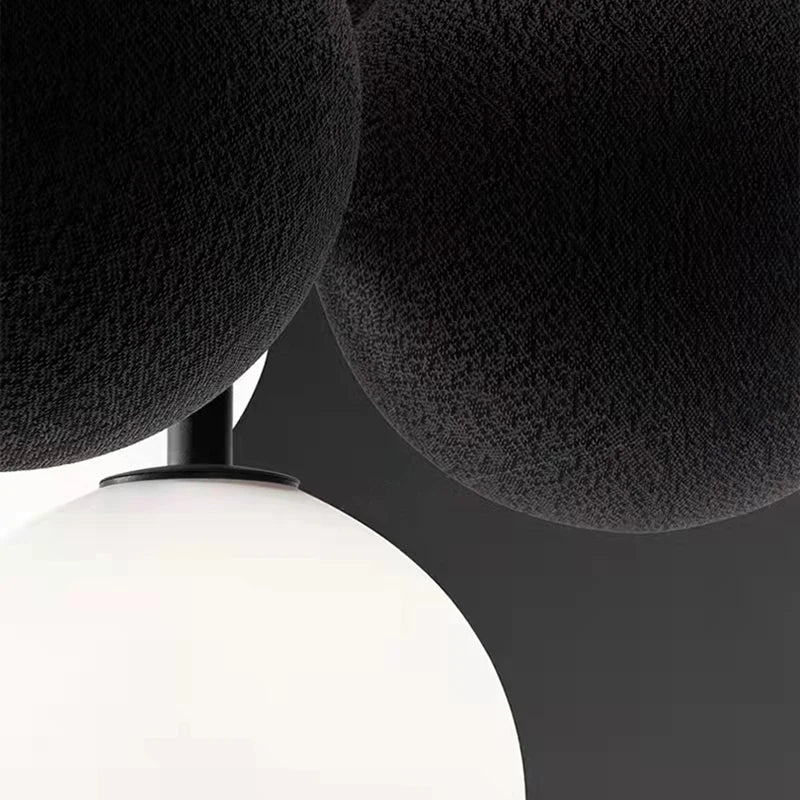 suspension moderne avec cordon réglable et ampoule en verre - vue 6 sur 10