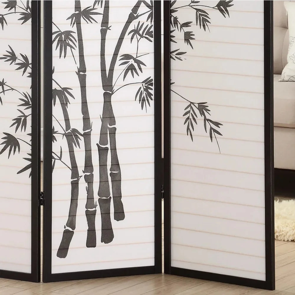 paravent oriental en trois panneaux pour décoration intérieure - vue 7 sur 6