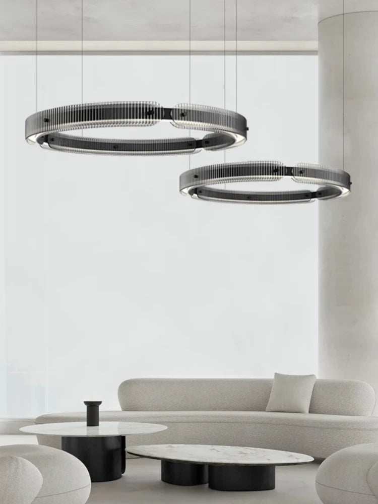 suspension moderne en acrylique pour décoration intérieure élégante - vue 5 sur 7