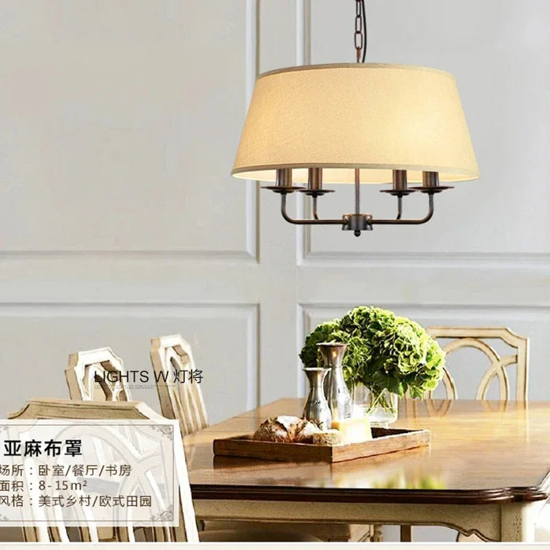 Suspension Américain rétro salon décor à la maison pour salle à manger moderne - vue 4 sur 11