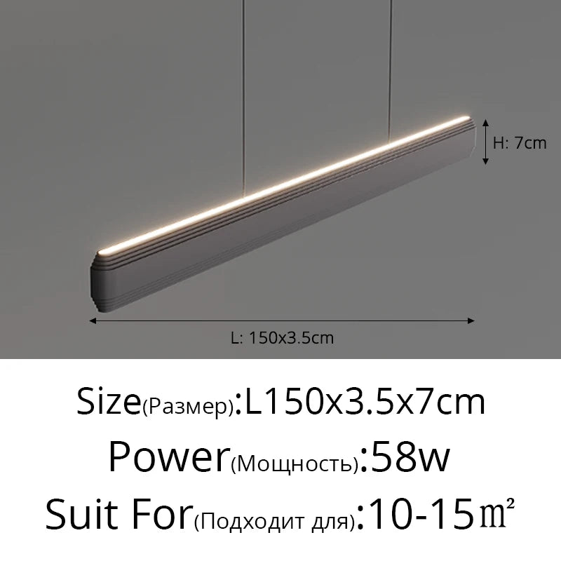 lustre suspendu au design moderne et luxueux