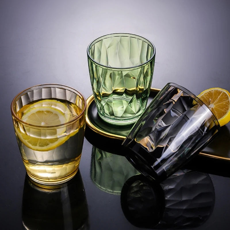 Verres incassables acrylique 210ml reutilisables style bar - vue 6 sur 7