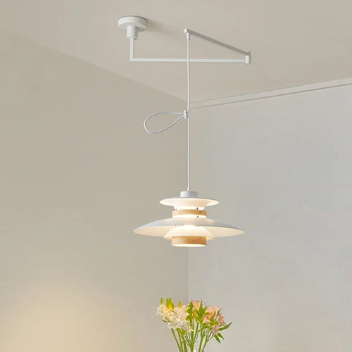 Suspension à culbuteur Table à manger Suspension bras oscillant plafonniers suspendus cuisine île barre E27 Illuminaire